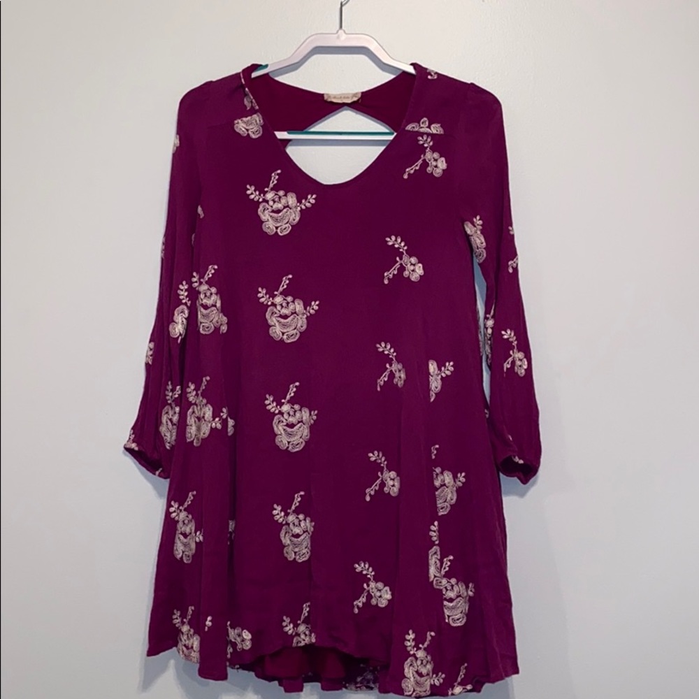 Altar’d State Purple Flowy Dress